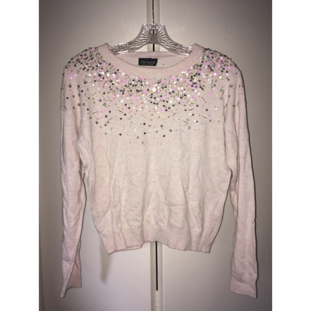 Topshop Pink Sweater